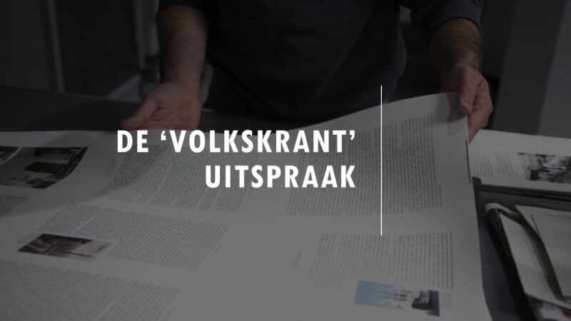 De ‘Volkskrant uitspraak’